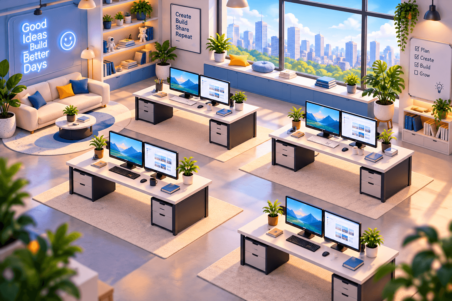 AI agent office